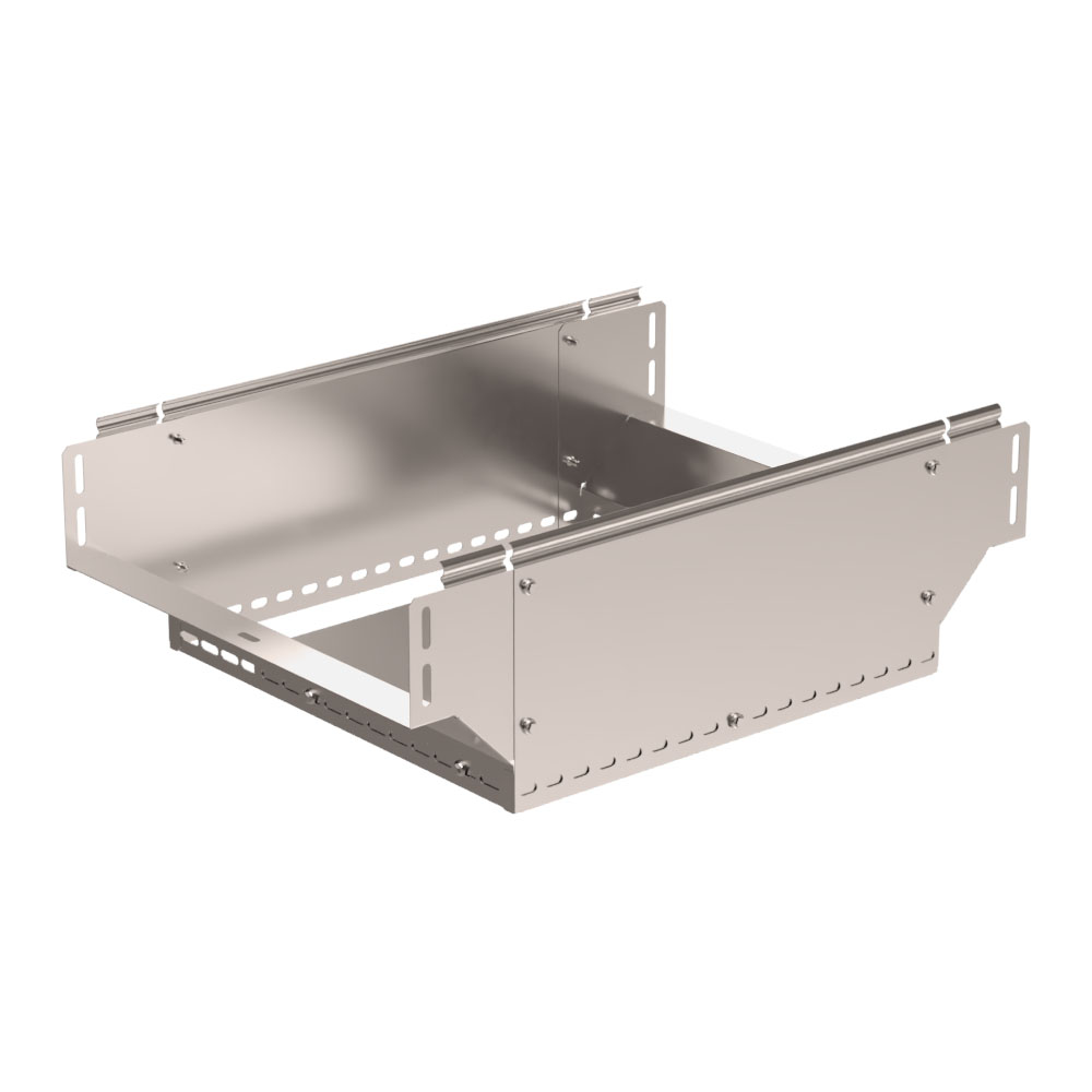 Ответвитель Т-образный вертикальный Стандарт INOX (AISI 409) 400х100 (0,7 мм) Промрукав
