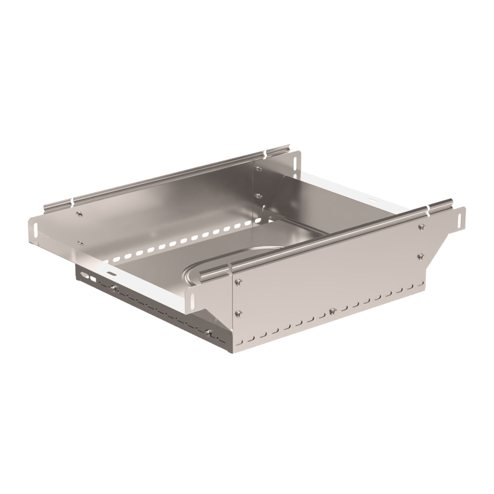 Ответвитель Т-образный вертикальный Стандарт INOX (AISI 409) 400х80 (0,7 мм) Промрукав