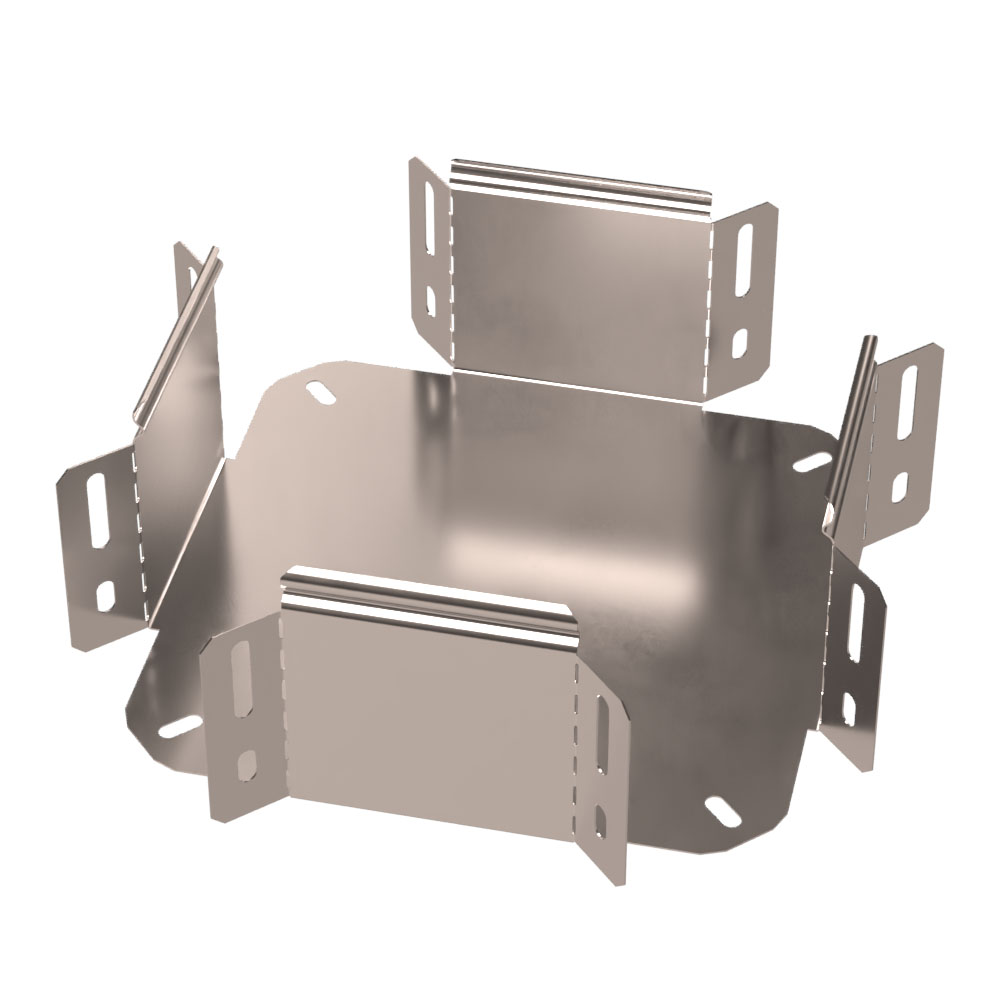 Ответвитель Х-образный Стандарт INOX (AISI 409) 100х100 (0,7 мм) Промрукав
