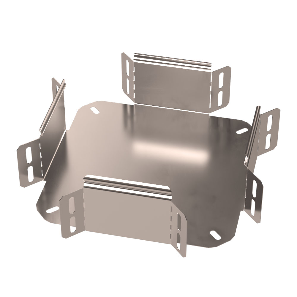 Ответвитель Х-образный Стандарт INOX (AISI 409) 100х80 (0,7 мм) Промрукав