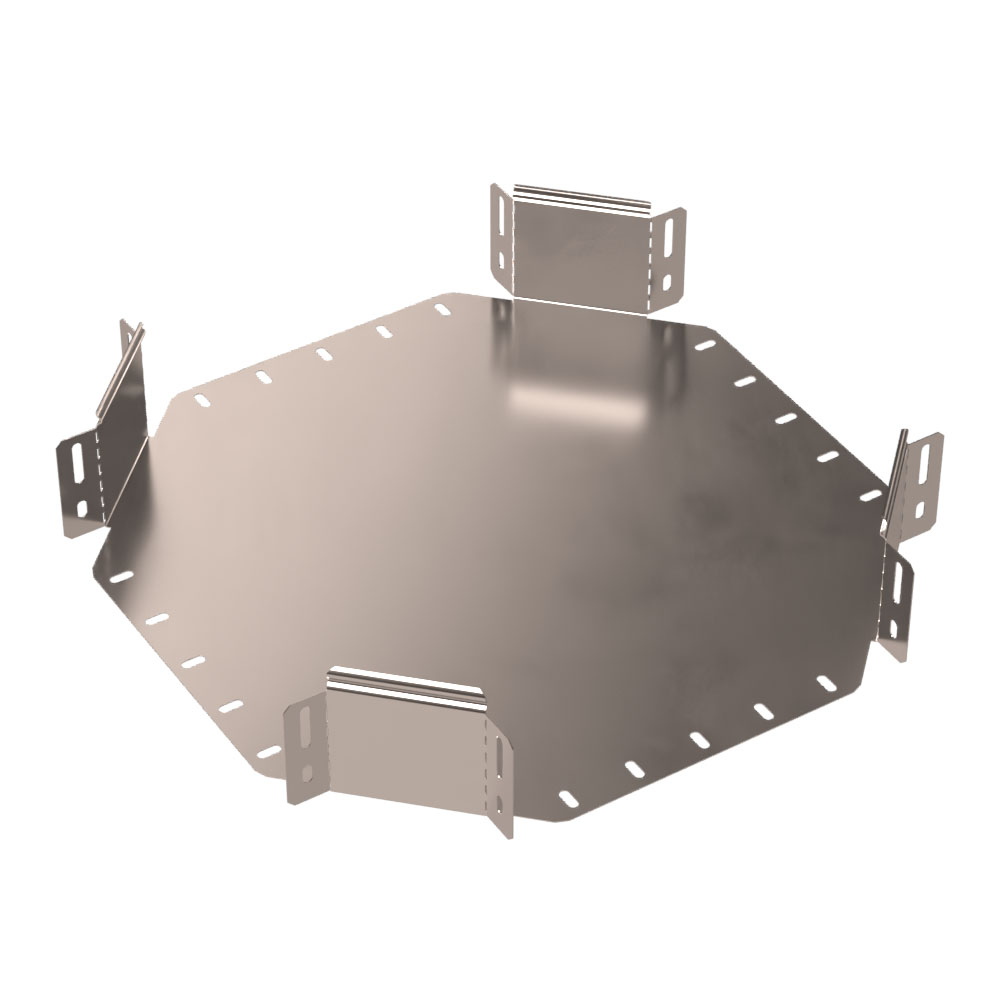 Ответвитель Х-образный Стандарт INOX (AISI 409) 300х100 (0,8 мм) Промрукав
