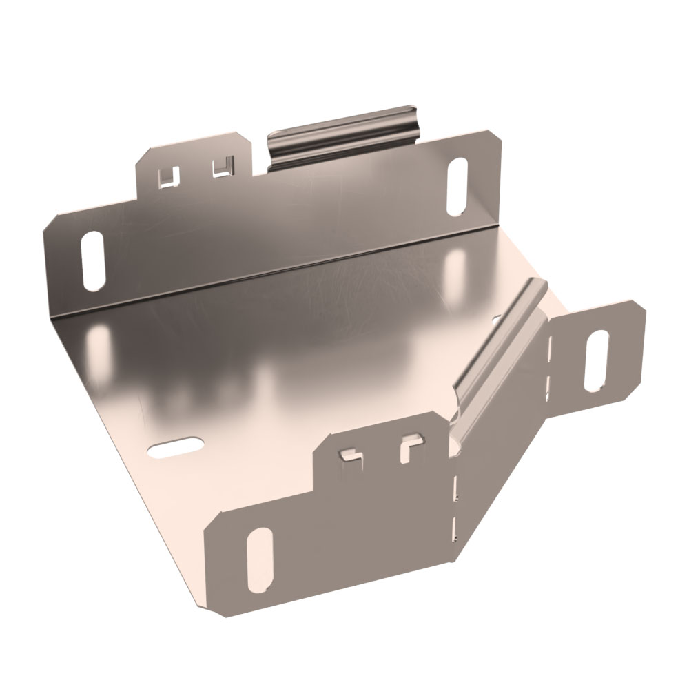 Переходник левый Стандарт INOX (AISI 409) 150х100х50 (0,7 мм) Промрукав