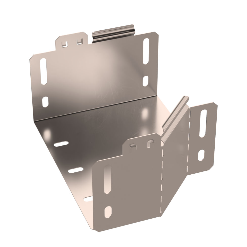 Переходник левый Стандарт INOX (AISI 409) 200х150х100 (0,7 мм) Промрукав
