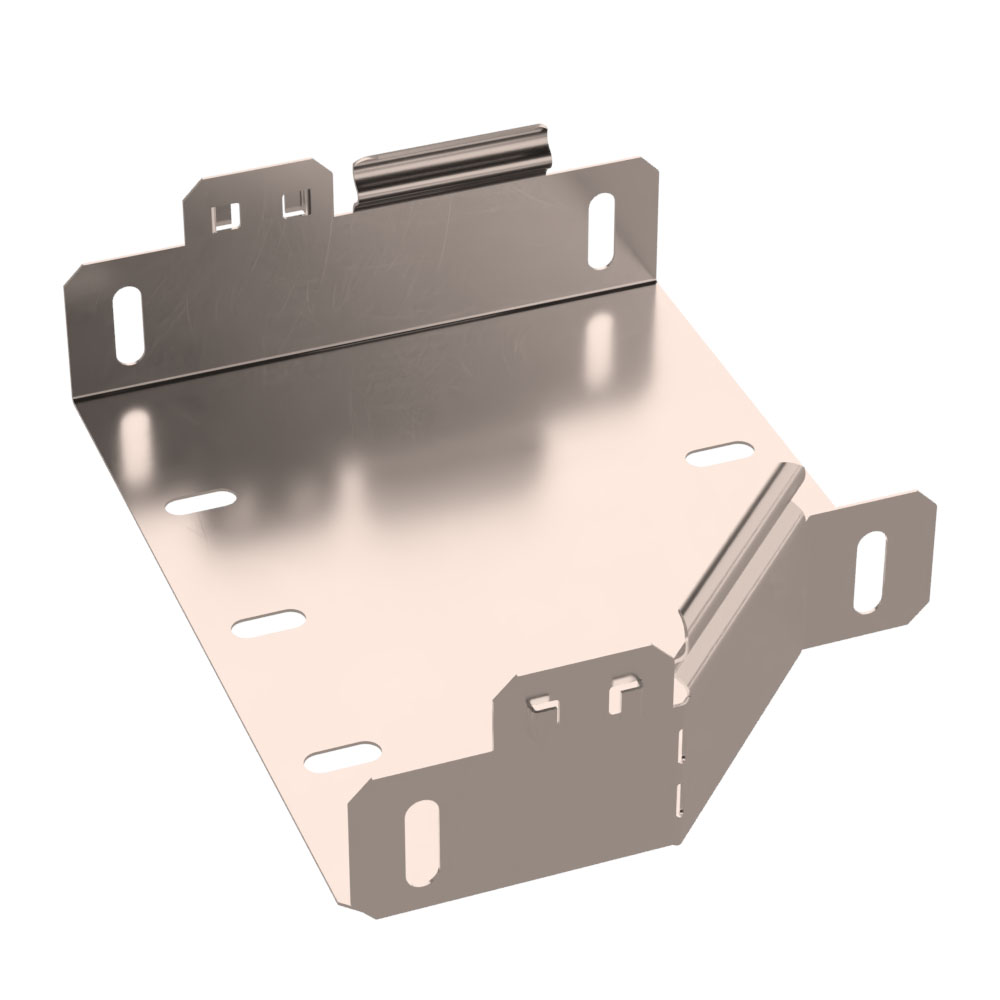 Переходник левый Стандарт INOX (AISI 409) 200х150х50 (0,7 мм) Промрукав