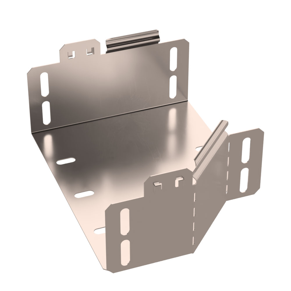 Переходник левый Стандарт INOX (AISI 409) 200х150х80 (0,7 мм) Промрукав