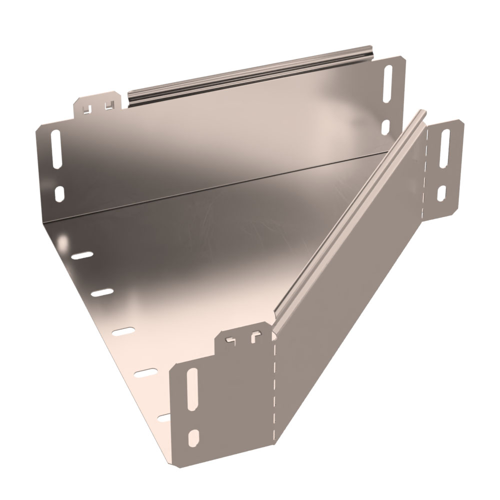 Переходник левый Стандарт INOX (AISI 409) 300х100х100 (0,7 мм) Промрукав