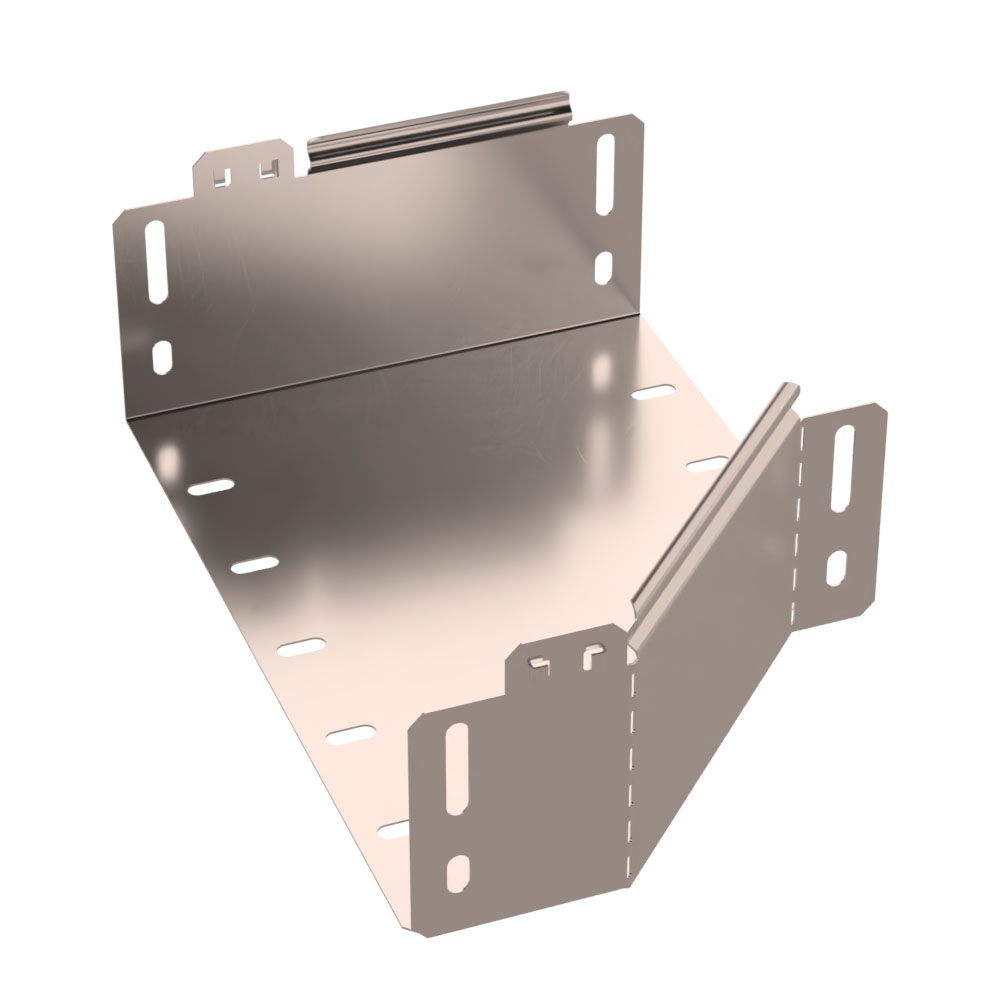 Переходник левый Стандарт INOX (AISI 409) 300х200х100 (0,7 мм) Промрукав