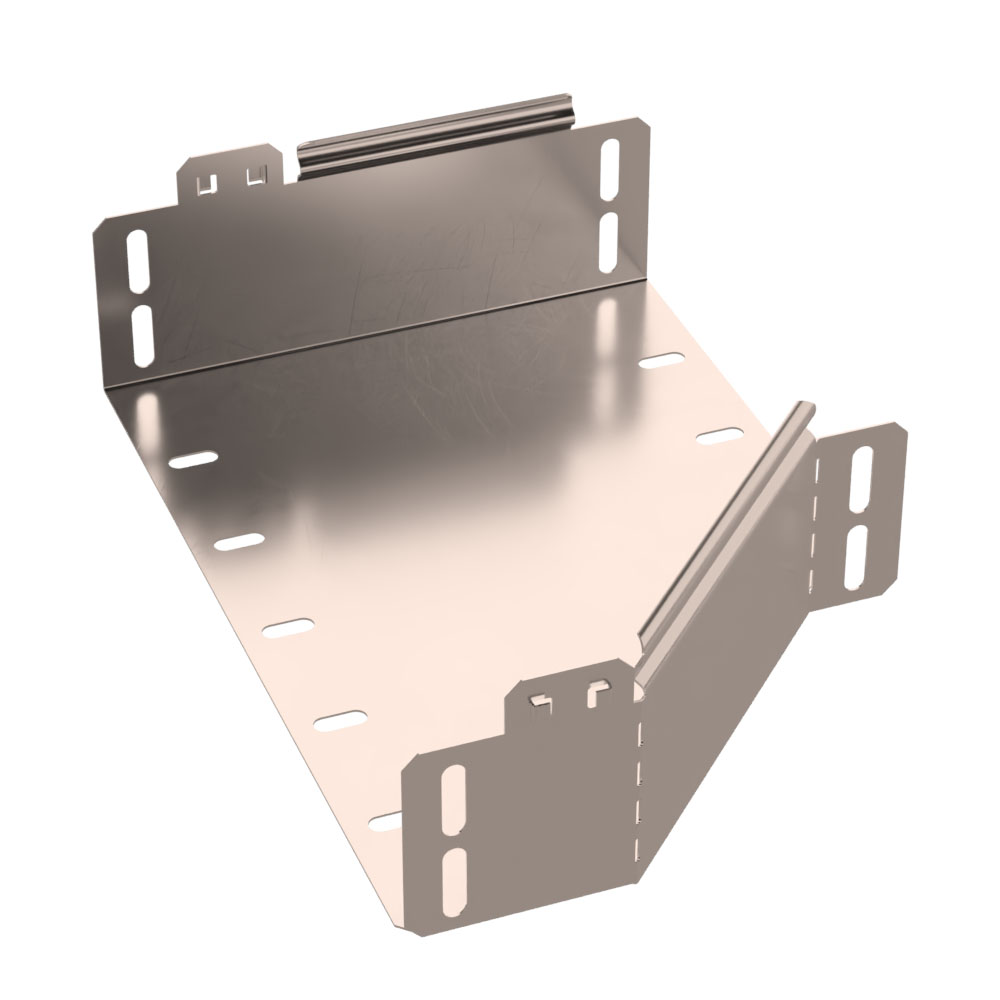 Переходник левый Стандарт INOX (AISI 409) 300х200х80 (0,7 мм) Промрукав