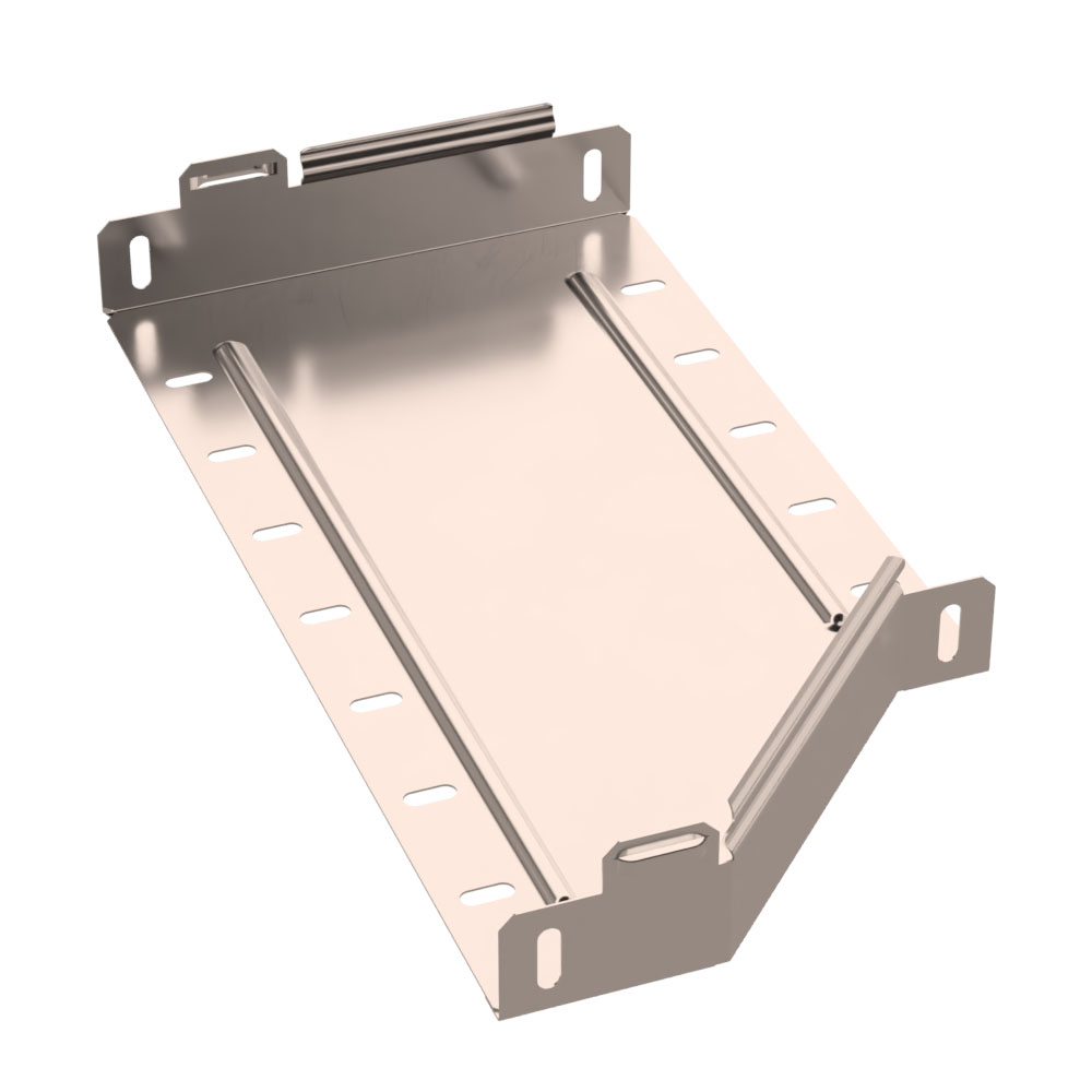Переходник левый Стандарт INOX (AISI 409) 400х300х50 (0,8 мм) Промрукав