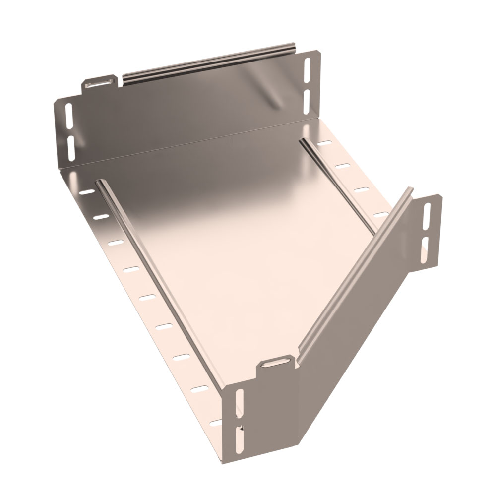 Переходник левый Стандарт INOX (AISI 409) 500х300х100 (0,8 мм) Промрукав