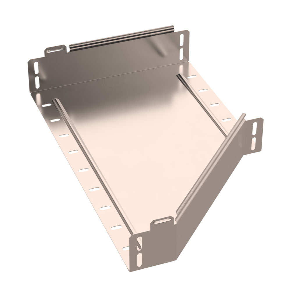 Переходник левый Стандарт INOX (AISI 409) 500х300х80 (0,8 мм) Промрукав