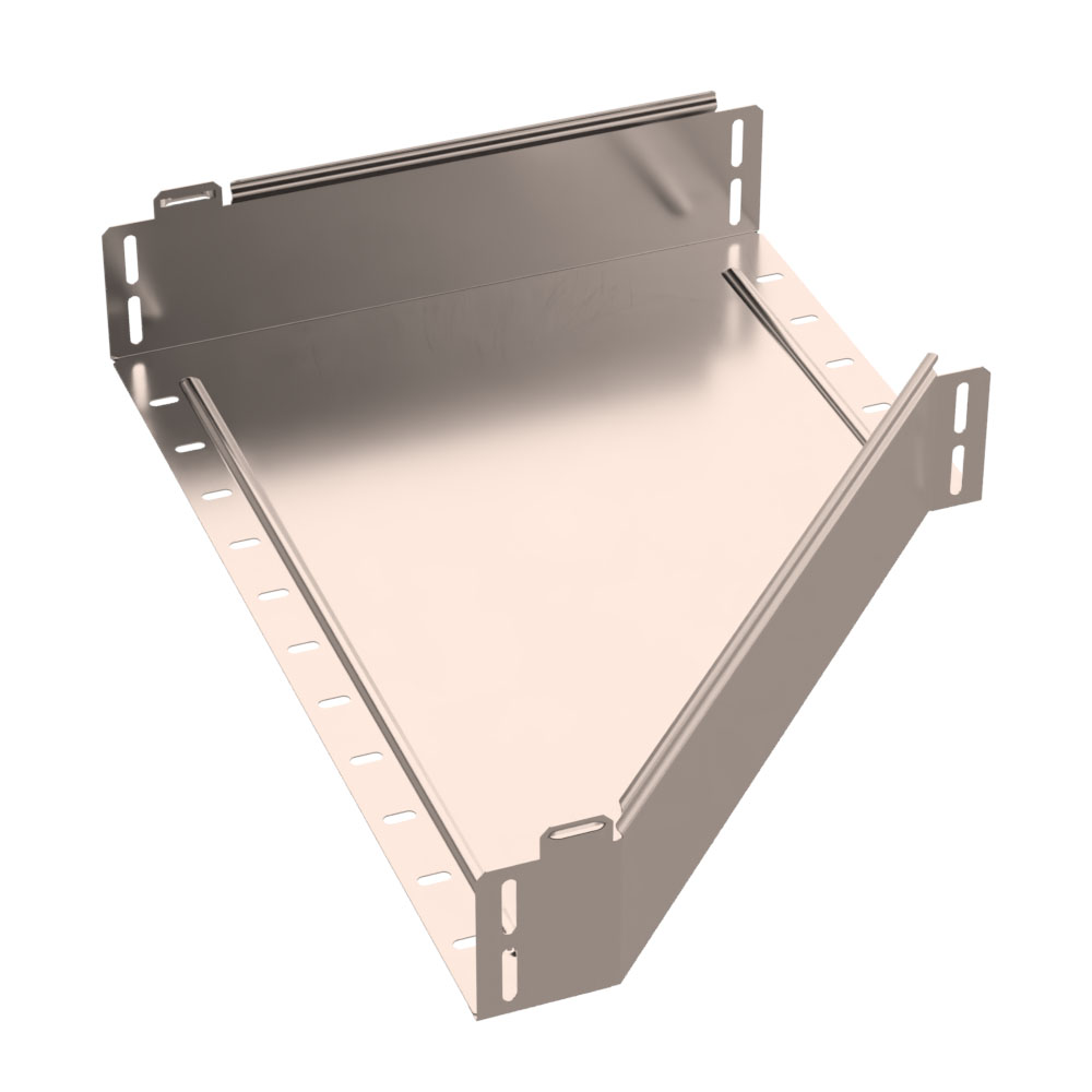 Переходник левый Стандарт INOX (AISI 409) 600х300х100 (0,8 мм) Промрукав
