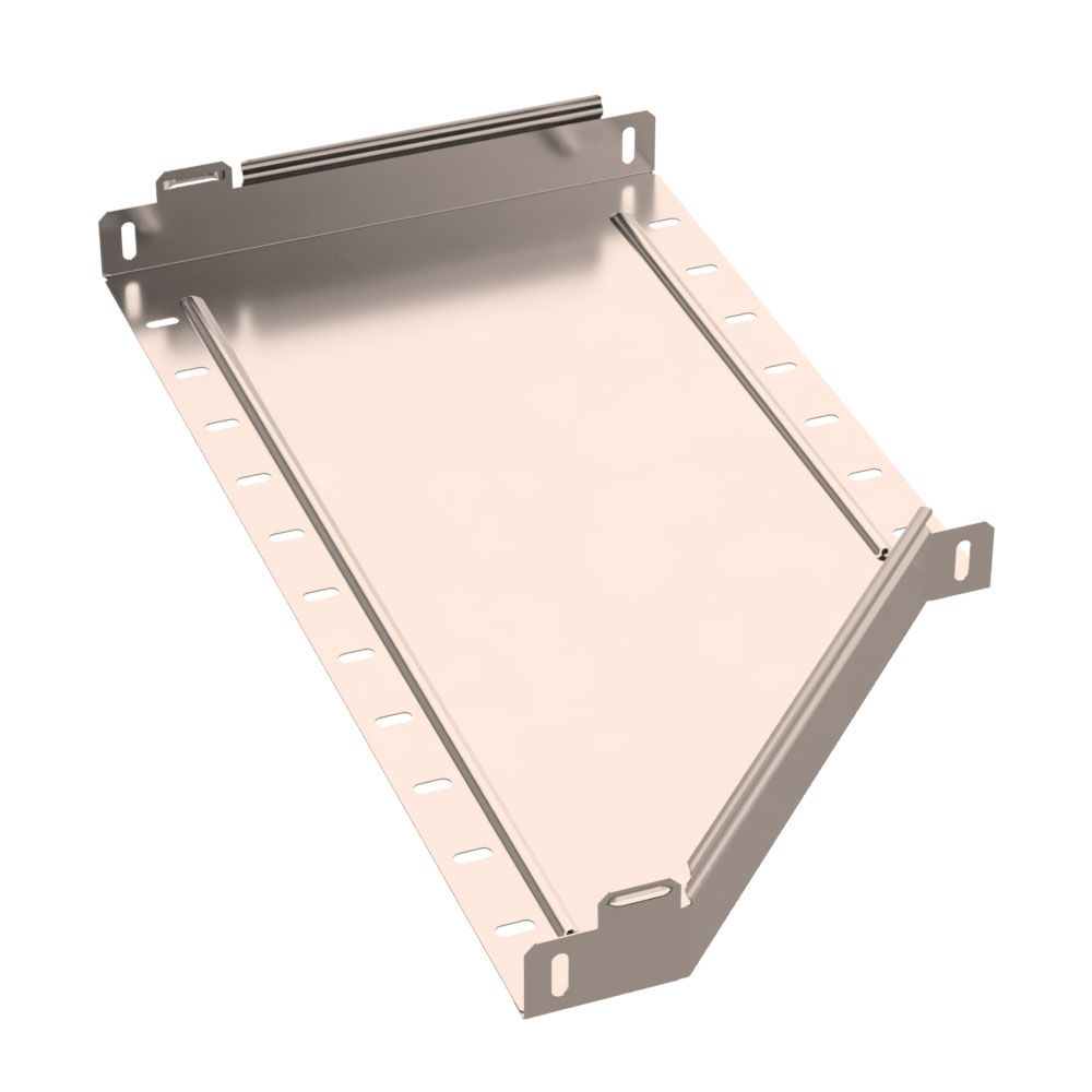 Переходник левый Стандарт INOX (AISI 409) 600х400х50 (0,8 мм) Промрукав