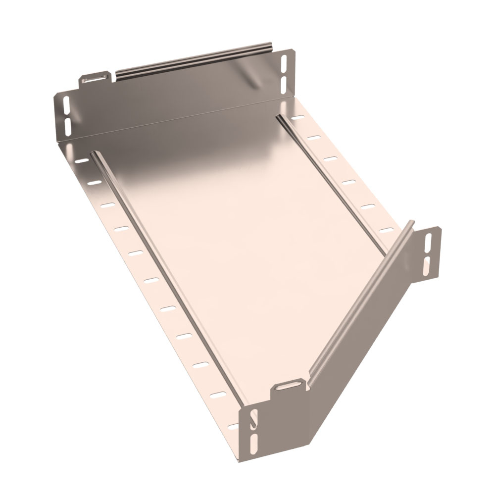 Переходник левый Стандарт INOX (AISI 409) 600х400х80 (0,8 мм) Промрукав