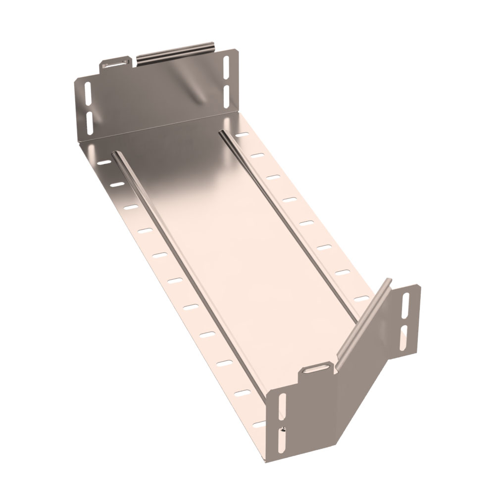 Переходник левый Стандарт INOX (AISI 409) 600х500х100 (0,8 мм) Промрукав