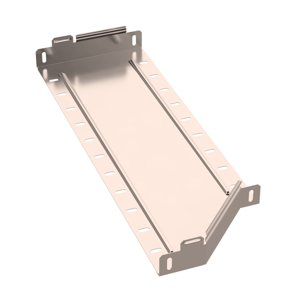 Переходник левый Стандарт INOX (AISI 409) 600х500х50 (0,8 мм) Промрукав