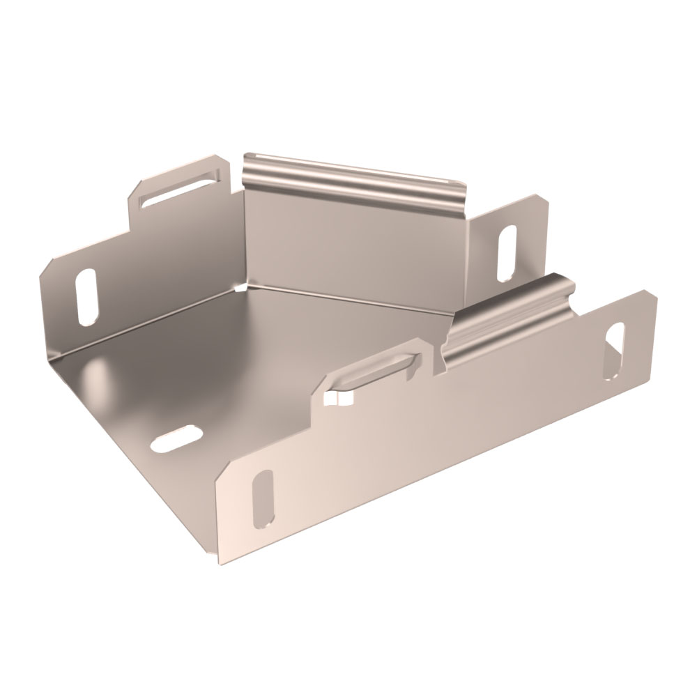 Переходник правый Стандарт INOX (AISI 409) 100х50х50 (0,7 мм) Промрукав