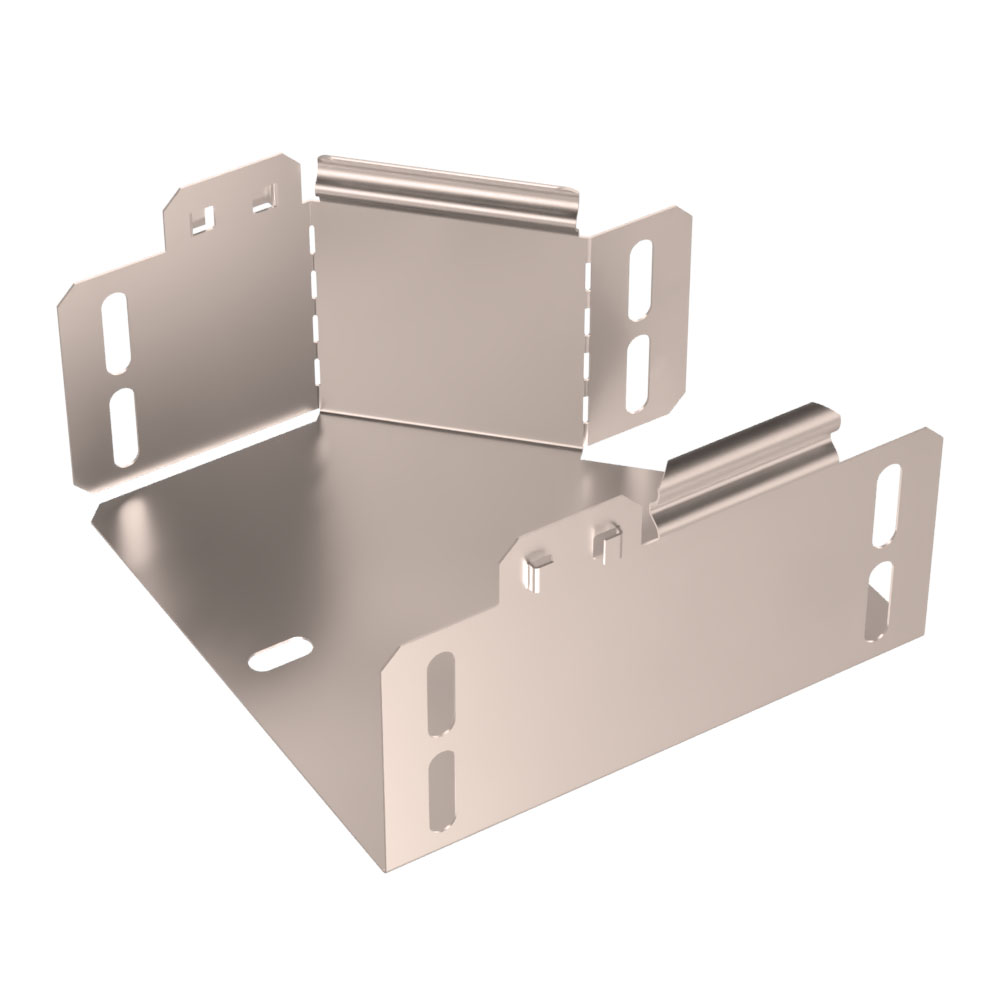 Переходник правый Стандарт INOX (AISI 409) 150х100х80 (0,7 мм) Промрукав