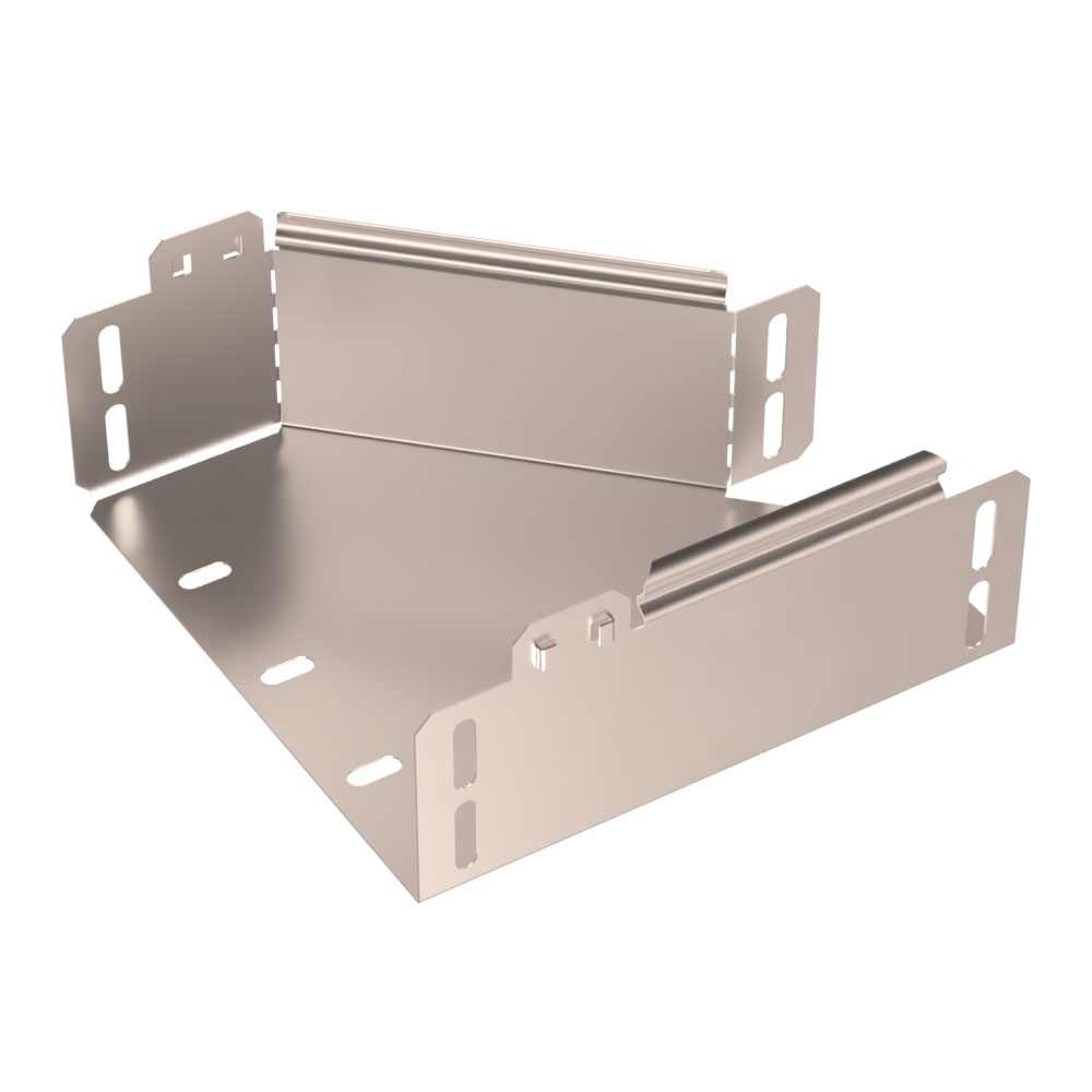 Переходник правый Стандарт INOX (AISI 409) 200х100х80 (0,7 мм) Промрукав