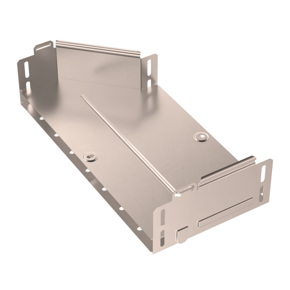 Переходник правый Стандарт INOX (AISI 409) 400х300х100 (0,8 мм) Промрукав