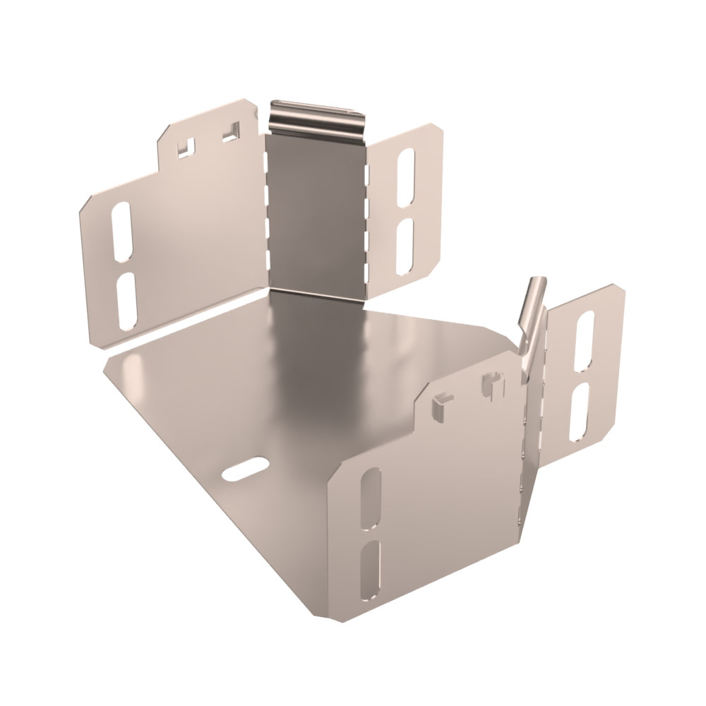Переходник симметричный Стандарт INOX (AISI 409) 150х100х80 (0,7 мм) Промрукав