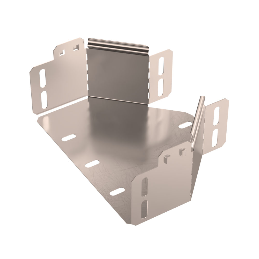 Переходник симметричный Стандарт INOX (AISI 409) 200х100х80 (0,7 мм) Промрукав