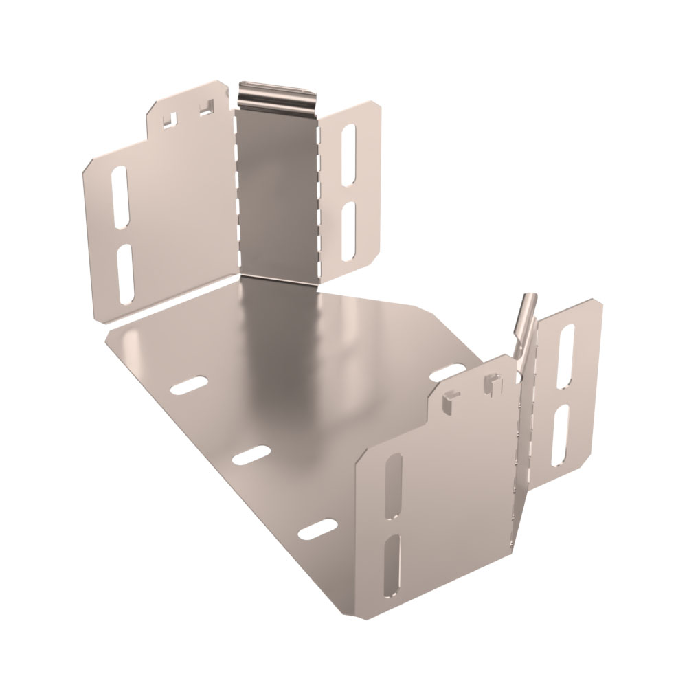 Переходник симметричный Стандарт INOX (AISI 409) 200х150х100 (0,7 мм) Промрукав