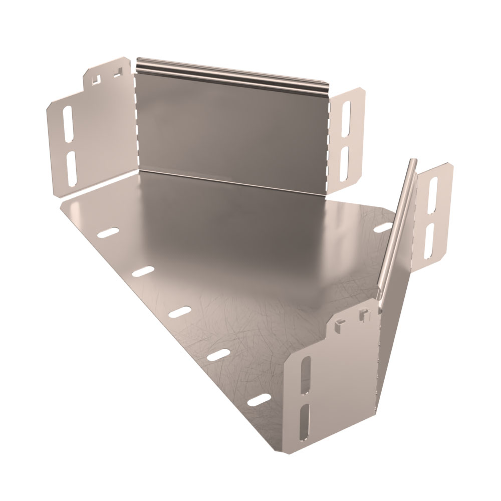 Переходник симметричный Стандарт INOX (AISI 409) 300х100х100 (0,7 мм) Промрукав