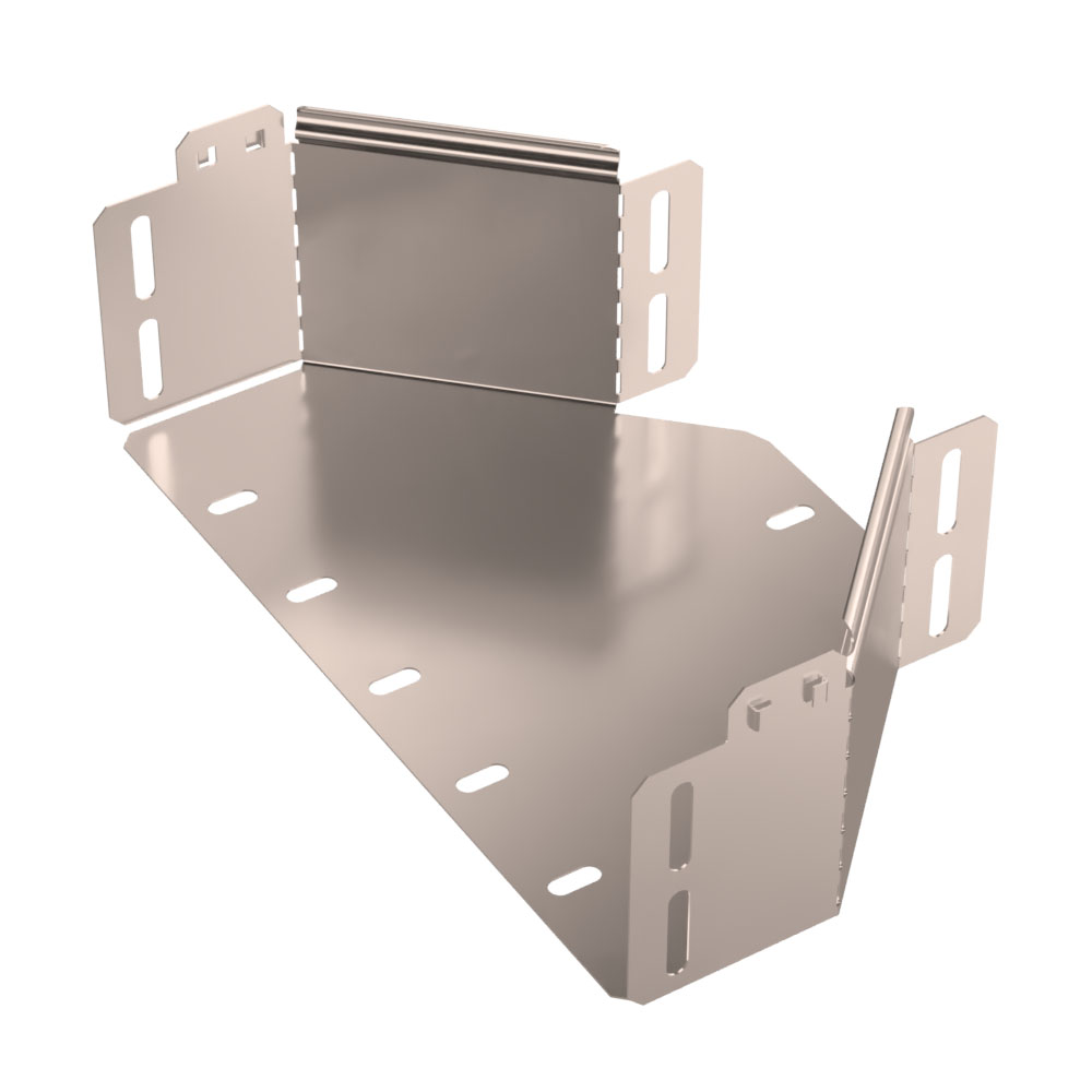 Переходник симметричный Стандарт INOX (AISI 409) 300х150х100 (0,7 мм) Промрукав