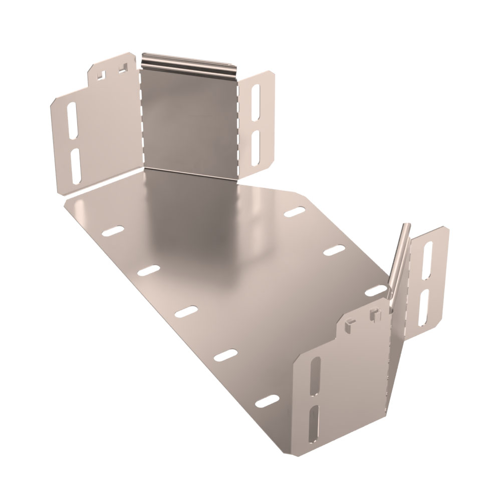 Переходник симметричный Стандарт INOX (AISI 409) 300х200х100 (0,7 мм) Промрукав