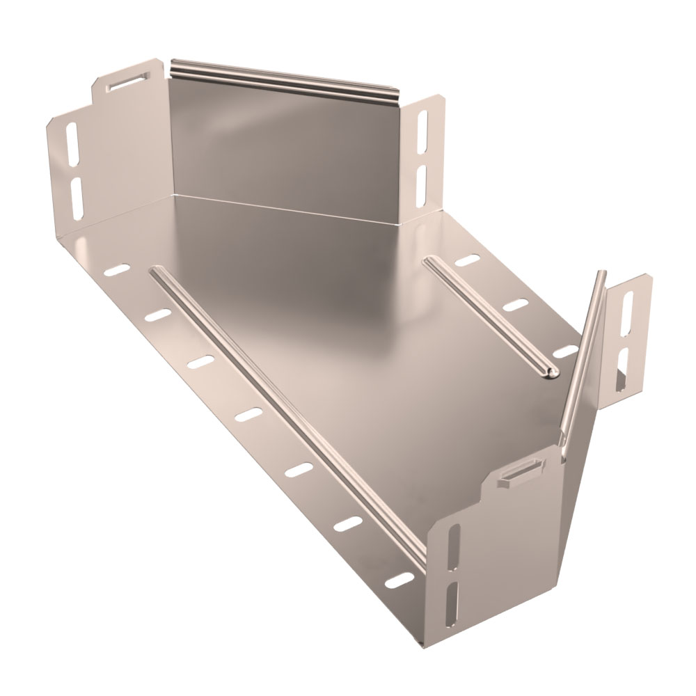 Переходник симметричный Стандарт INOX (AISI 409) 400х200х100 (0,8 мм) Промрукав