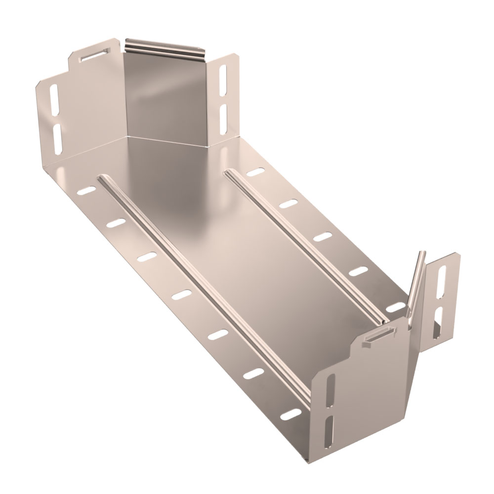 Переходник симметричный Стандарт INOX (AISI 409) 400х300х100 (0,8 мм) Промрукав