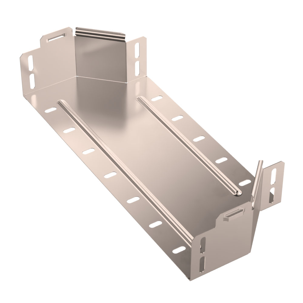 Переходник симметричный Стандарт INOX (AISI 409) 400х300х80 (0,8 мм) Промрукав
