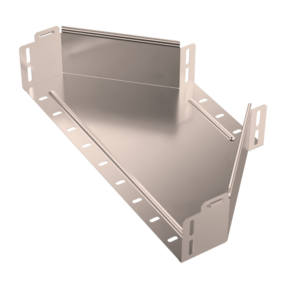 Переходник симметричный Стандарт INOX (AISI 409) 500х200х100 (0,8 мм) Промрукав