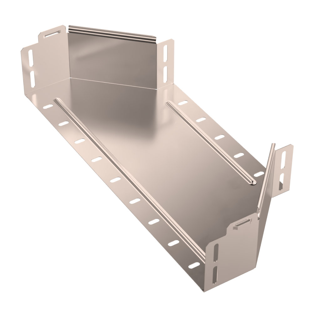 Переходник симметричный Стандарт INOX (AISI 409) 500х300х100 (0,8 мм) Промрукав