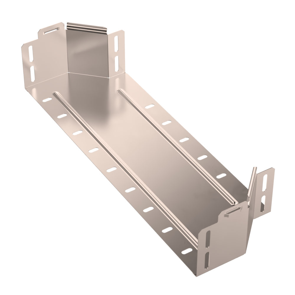Переходник симметричный Стандарт INOX (AISI 409) 500х400х100 (0,8 мм) Промрукав