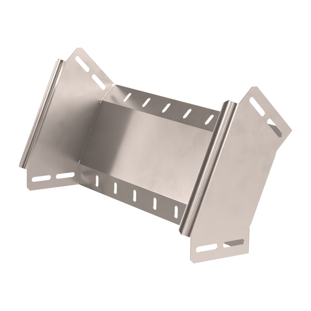 Угол вертикальный внешний 45 градусов Стандарт INOX (AISI 409) 400х100 (0,8 мм) Промрукав