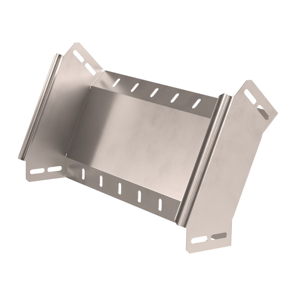 Угол вертикальный внешний 45 градусов Стандарт INOX (AISI 409) 400х80 (0,8 мм) Промрукав