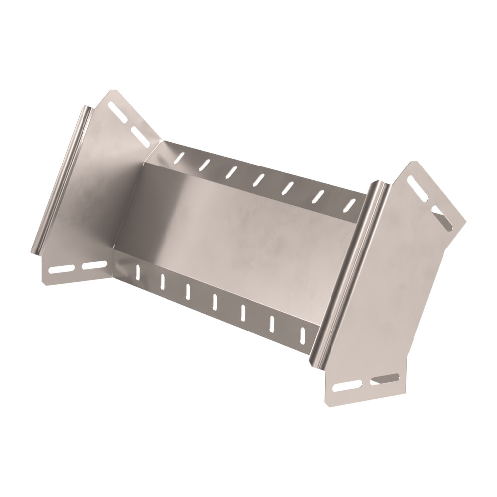 Угол вертикальный внешний 45 градусов Стандарт INOX (AISI 409) 500х100 (0,8 мм) Промрукав