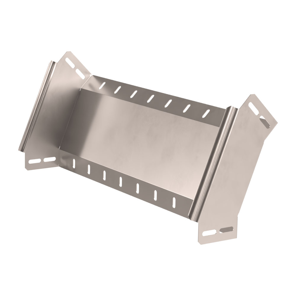 Угол вертикальный внешний 45 градусов Стандарт INOX (AISI 409) 500х80 (0,8 мм) Промрукав