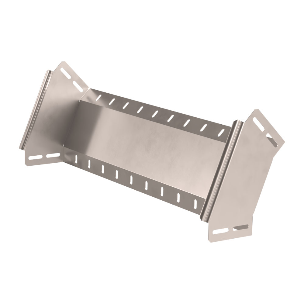 Угол вертикальный внешний 90 градусов Стандарт INOX (AISI 409) 600х100 (0,8 мм) Промрукав